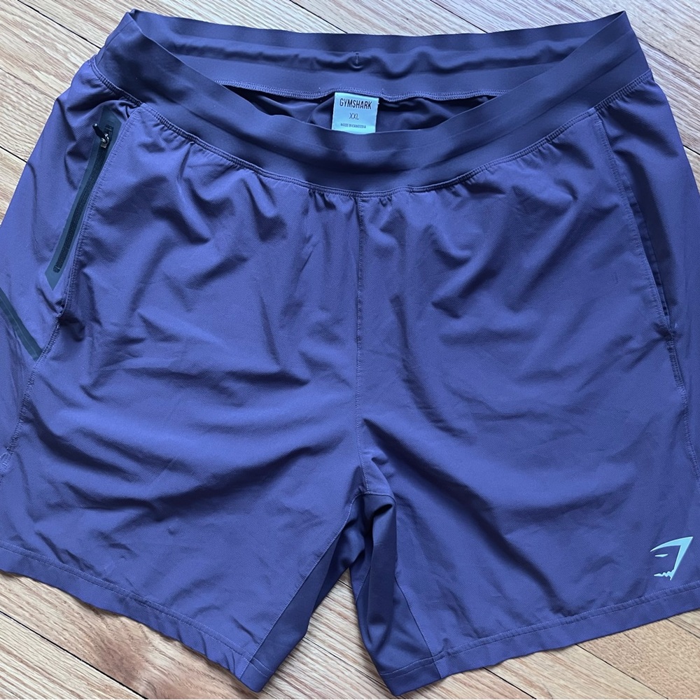 Purple Gymshark Athletic Shorts
